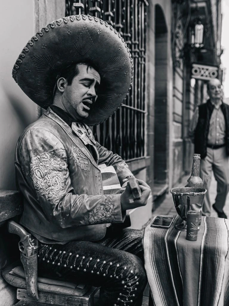 Tomás Reyes-Kellogg at his mixing desk in East Austin.